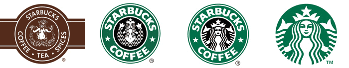 Starbucks Logo Progression